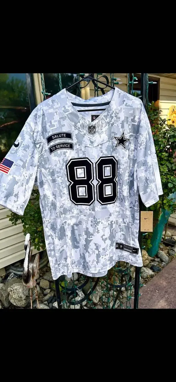Nike Dallas Cowboys CeeDee Lamb #88 Arctic Camo 2024 Salute to Service Jersey